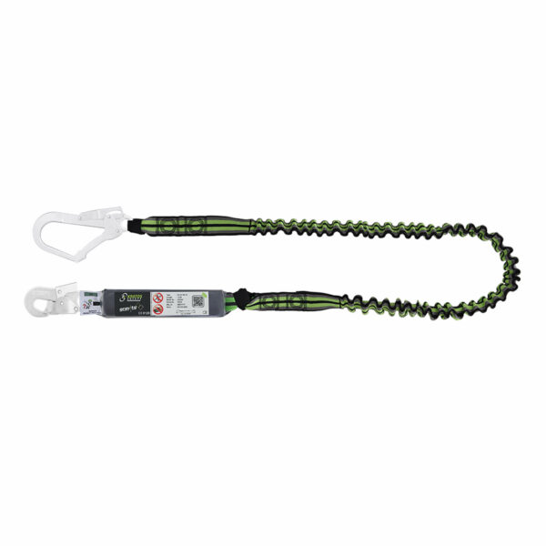 Energy Absorbing Expandable Lanyard 2.0m with Scaffold Hook