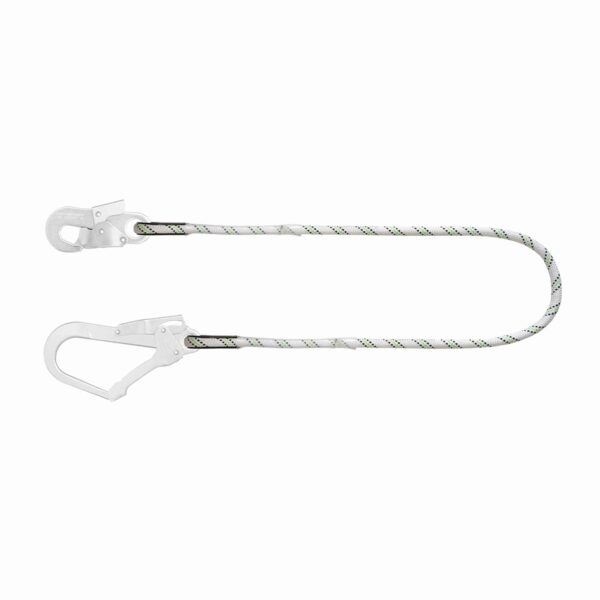 Restraint Kernmantle Rope Lanyard 1.5m with Scaffold Hook